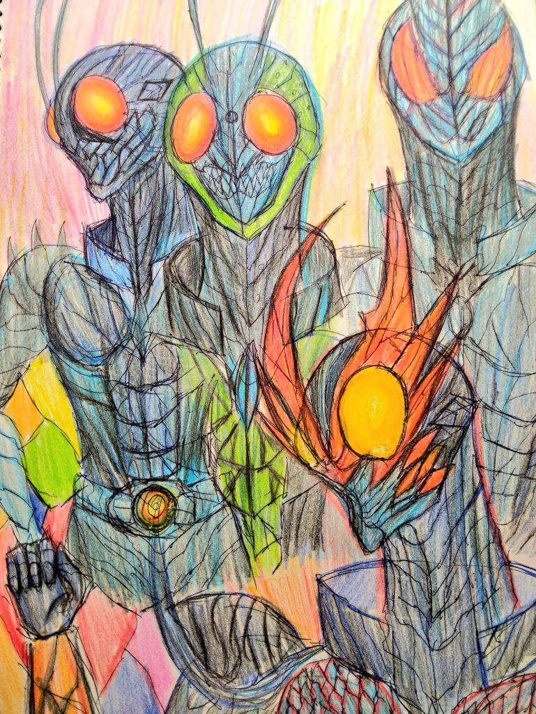 あけましておめでとうございます
＃漫画家志望さんと繋がりたい　＃仮面ライダー好きな人と繋がりたい　＃絵描きさんと繋がりたい　＃特撮クラスタと繋がりたい　　＃絵描きさんフォロバ100　＃相互フォロー　＃フォロバ100 #アナログ絵描きさんと繋がりたい　＃芸術の輪　　#芸術同盟　＃拡散希望
