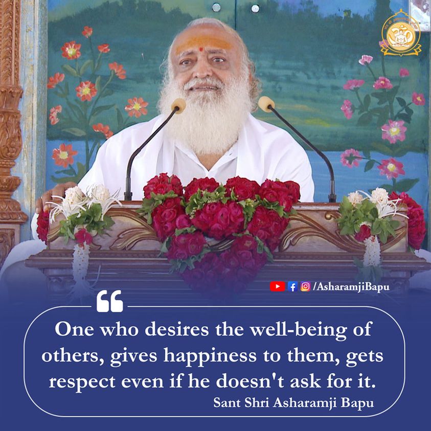 Through Sant Shri Asharamji Bapu's powerful words and unwavering dedication, he has touched the lives of countless individuals, guiding them towards a more optimistic and fulfilling path. #PositiveVibes Mindset matters Spread Positivity