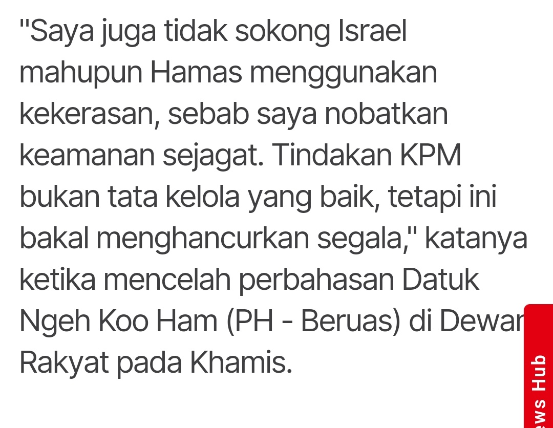 tamarjaya0's tweet photo. Aku tak yakin Ngeh Koo Ham sekadar TERkhilaf.

Tindakan DAP terhadap Ngeh Koo Ham terlalu lemah. Tak tegas.

Ini bukan kali pertama Ngeh Koo Ham buat benda macamni.

So dia minta maaf terus setel? Senang kerja dia.

Kita nak Ngeh Koo Ham dikenakan tindakan tegas!

#DaulatTuanku https://t.co/ekqYGUW2Bm