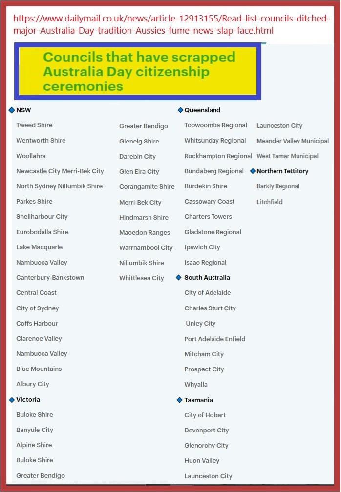 <a href="/2GB873/">2GB Sydney</a> <a href="/sussanley/">Sussan Ley</a> home town has scrapped their ceremony…has she ordered them to go ahead with it…lots of <a href="/The_Nationals/">The Nationals</a> seat have done the same