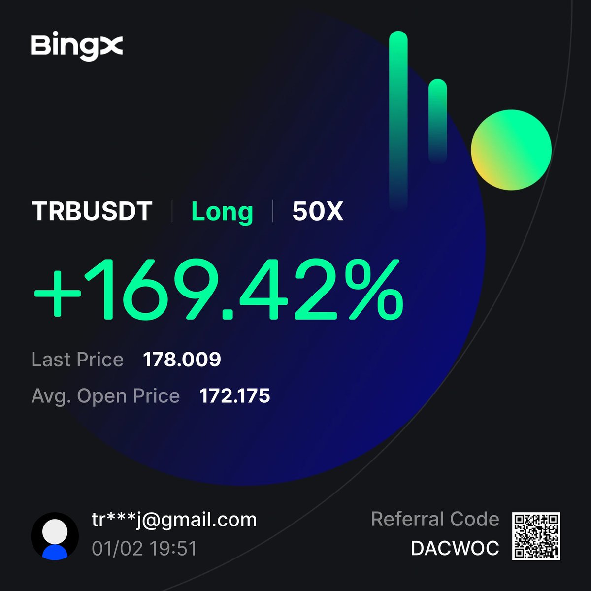 Well we got ourselves a couple winners folks!! I think I’m getting pretty good at these perpetual futures 😎… or lucky lol 

🍀 #perpetualfutures #crypto #cryptocurrency #ARB #TRB #BTC #bitcoin #gambling #BitcoinETF $ARB $TRB