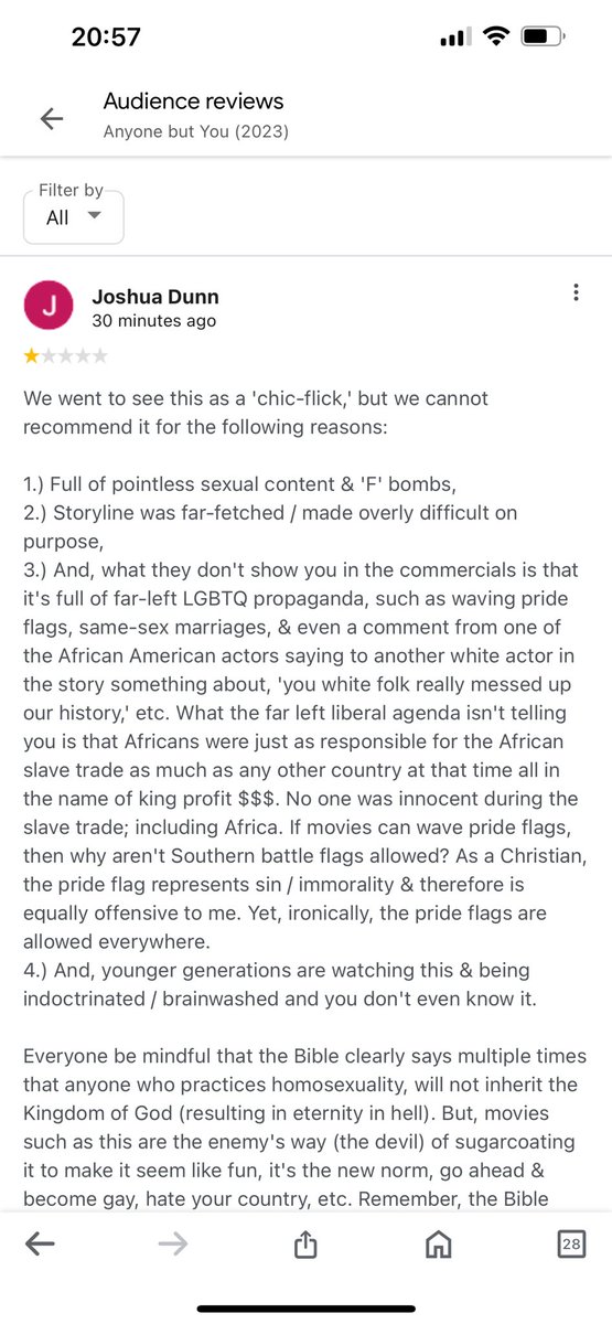 This is the most unhinged review omfg