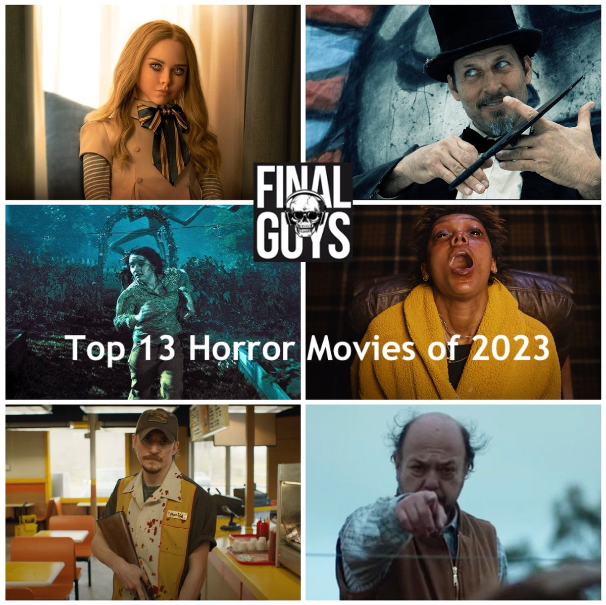 2023 was an interesting year for horror. This week we unveil our Top 13 Horror Movie lists. Opinions vary from guy to guy, but there's something for everyone. Lots of laughs and a few surprises await. Watch or listen today, and let us know your favorites. youtube.com/live/JhzoaIzPU…