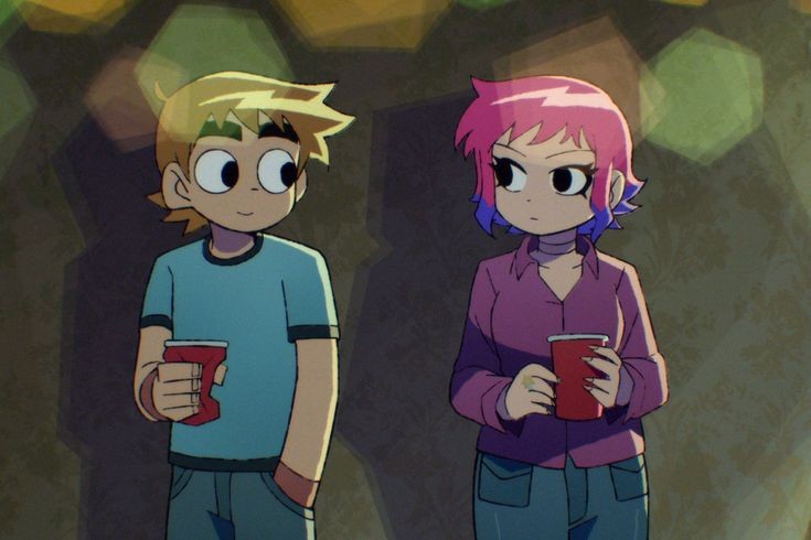 Iforgot100204's tweet photo. my husband and I like #RamonaFlowers and #ScottPilgrim Our first conversation ♡♡ https://t.co/wZSctnwjfm