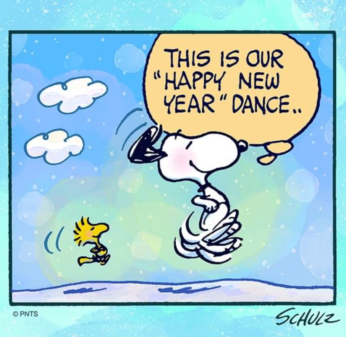 Peanuts_4Fans's tweet photo. Do your Happy New Year dance! #Peanuts https://t.co/vk3UCkm1uz