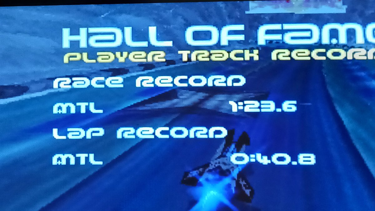 #SPLASHWAVERACING Got a time in for Wipeout XL!

0:40.8 
Played on my PS3