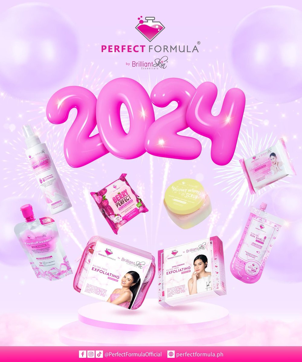 _PFofficial's tweet photo. New year, new glow! 🤩

Kickstart 2024 with Perfect Formula because who says resolutions can't include flawless skin? 😉

Happy New Year, Perfectifieds! 🎇

#PerfectlyBrilliant ✨
#PerfectFormula 🧪
#SHEDidIt 💪 https://t.co/tlDUrnNIiI