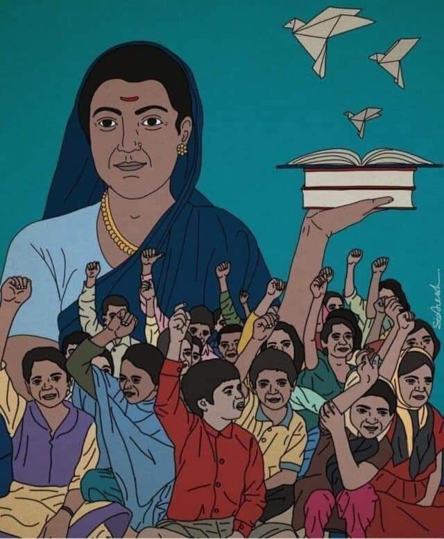 देश कि पहली महिला शिक्षिका,समाज सेविका सावित्रीबाई फुले जी की जयंती पर उन्हें शत शत नमन 🙏🙏
#सावित्रीबाई_फुले
#सावित्रीबाई_फुले_जयंती
 #SavitriBaiPhule
#NationalTeachersDay3Jan