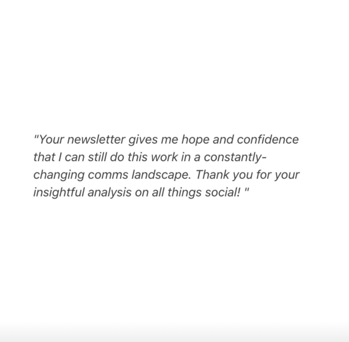 Sharing nice things people have said about Link in Bio because I am offering 20% off annual subscriptions right now!

I've never done a sale and am not sure if I ever will again—so if you've been on the fence about a paid subscription now is the time: milkkarten.net/subscribe?coup….