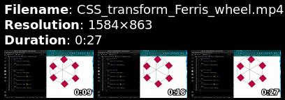 Abdul_Qadir41's tweet image. #100DaysOfCode Day 10/100 Completed @freeCodeCamp CSS Transform Ferris Wheel project.
One more to complete so I can get my first certification. #CodingAfter50 #stepbystep