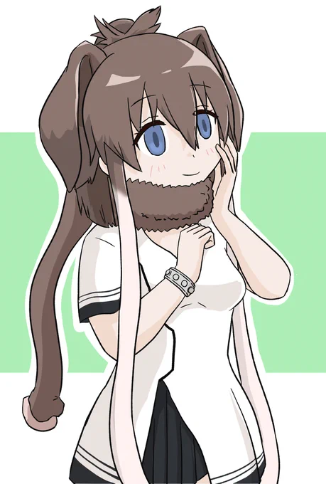 おでかけようの服なマンモスさん!ガチャでお迎えできた記念#けものフレンズ3 #マンモス 