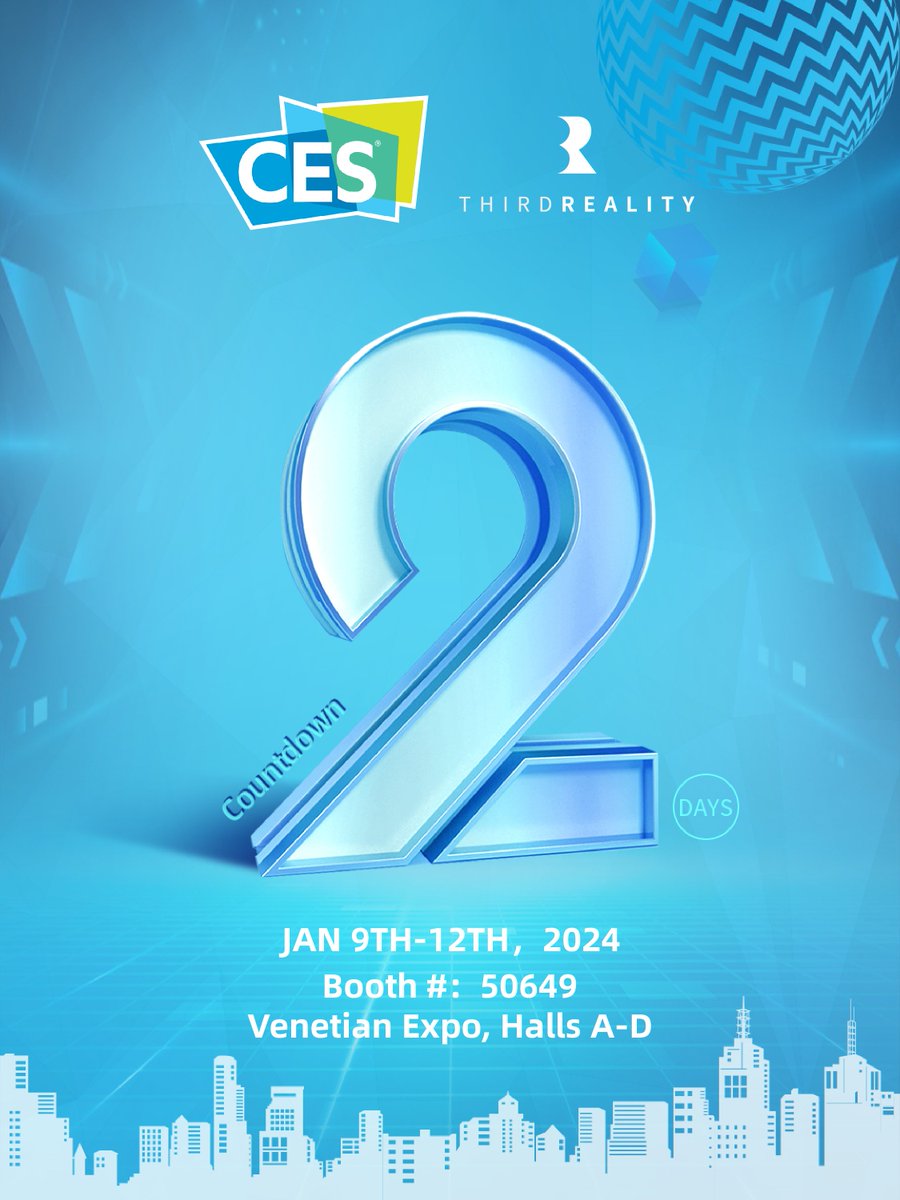 Countdown to #CES2024 in ✌ days!
#SmartHome #THIRDREALITY #csaiot #Matter