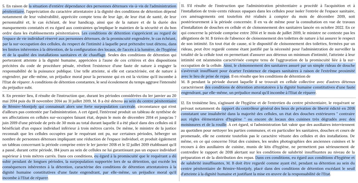 Indignité en prison : L'Etat est condamné à verser plus de 31 000 euros à 4 détenus pour indemniser leurs conditions indignes de détention à la prison de Rémire.

En cause : Surpopulation carcérale, absence d'intimité sanitaire ou encore insalubrité.

=> bit.ly/48yLnel