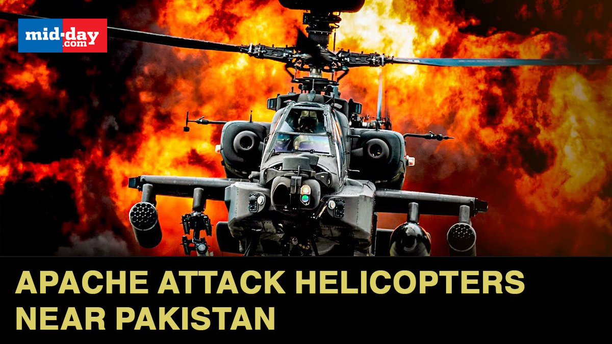 mid_day's tweet photo. #MiddayNews
Apache Attack Helicopters deployed in Jodhpur, near Pakistan, by the Indian Army
Watch the full video: https://t.co/4PJ0KVlbVf
#IndianArmy #ApacheAttack #Jodhpur #Pakistan #WorldNews #News https://t.co/whEpEx3j6O