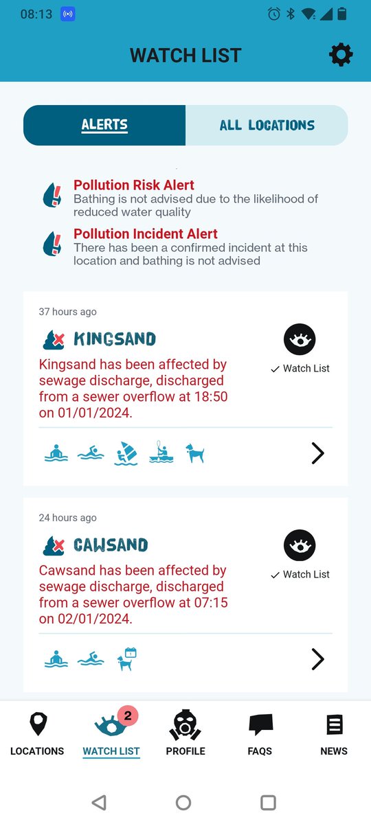 @Feargal_Sharkey @CCWvoice It's a total farce, Feargal. These were the 3rd and 4th sewage releases at my local beach since NYE. All SW Water did was send me their 'plan'.