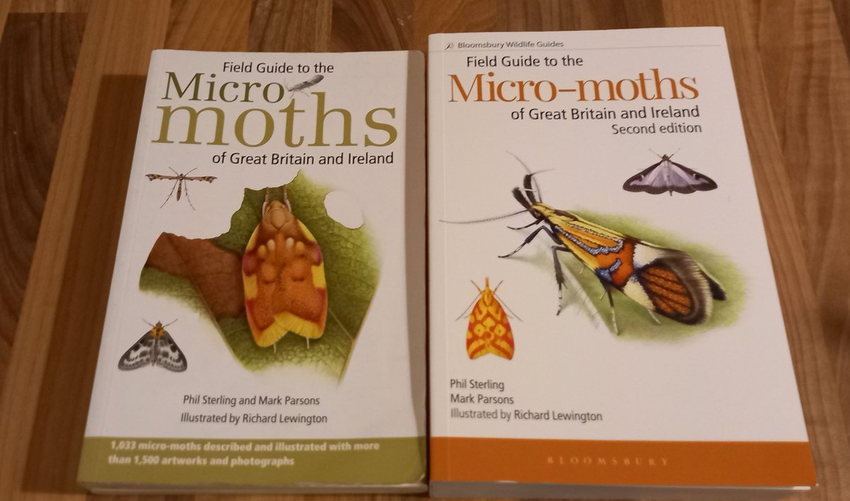 Rather than gather dust on the shelf i'd like to pass my first edition micro-moth guide (left) on to a young naturalist. I'll pay the postage of course.