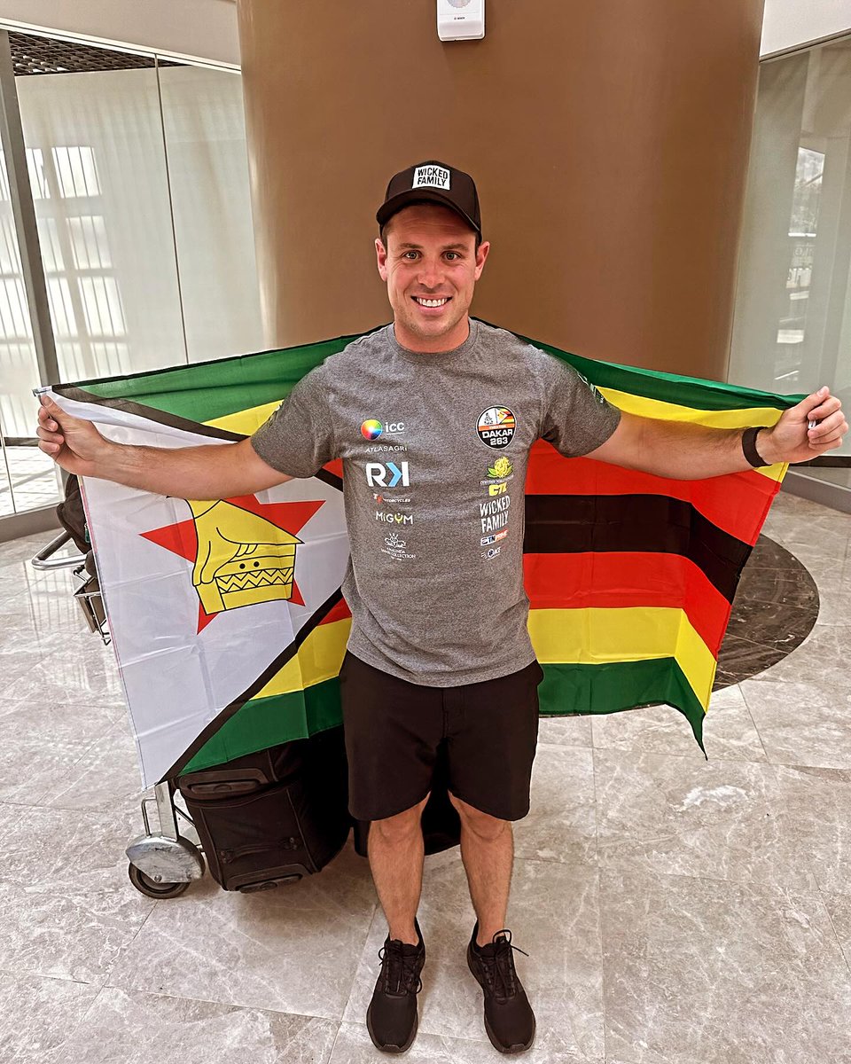 263Chat's tweet photo. Motorbike rider Ash Thixton will represent Zimbabwe at the 2024 Dakar Rally in Saudi Arabia, which starts on Friday.

“I’m off to take up my dream and fly my Zimbabwean flag high. 2024 hit me with your best shot. I have never been more ready!’’ https://t.co/29J87bNVIT