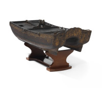 clairejowitt's tweet photo. Drawing of William Petty's 'Double-Keel Vessell' 1685 &amp; model of a twin-hulled ship c17 = Europe's first catamarans, able to sail closer to the wind &amp; in shallower waters, &amp; Petty in a long wig, 1696 (all Royal Society) #seafever
https://t.co/ndnIrCspDr https://t.co/KskqfX7iBR