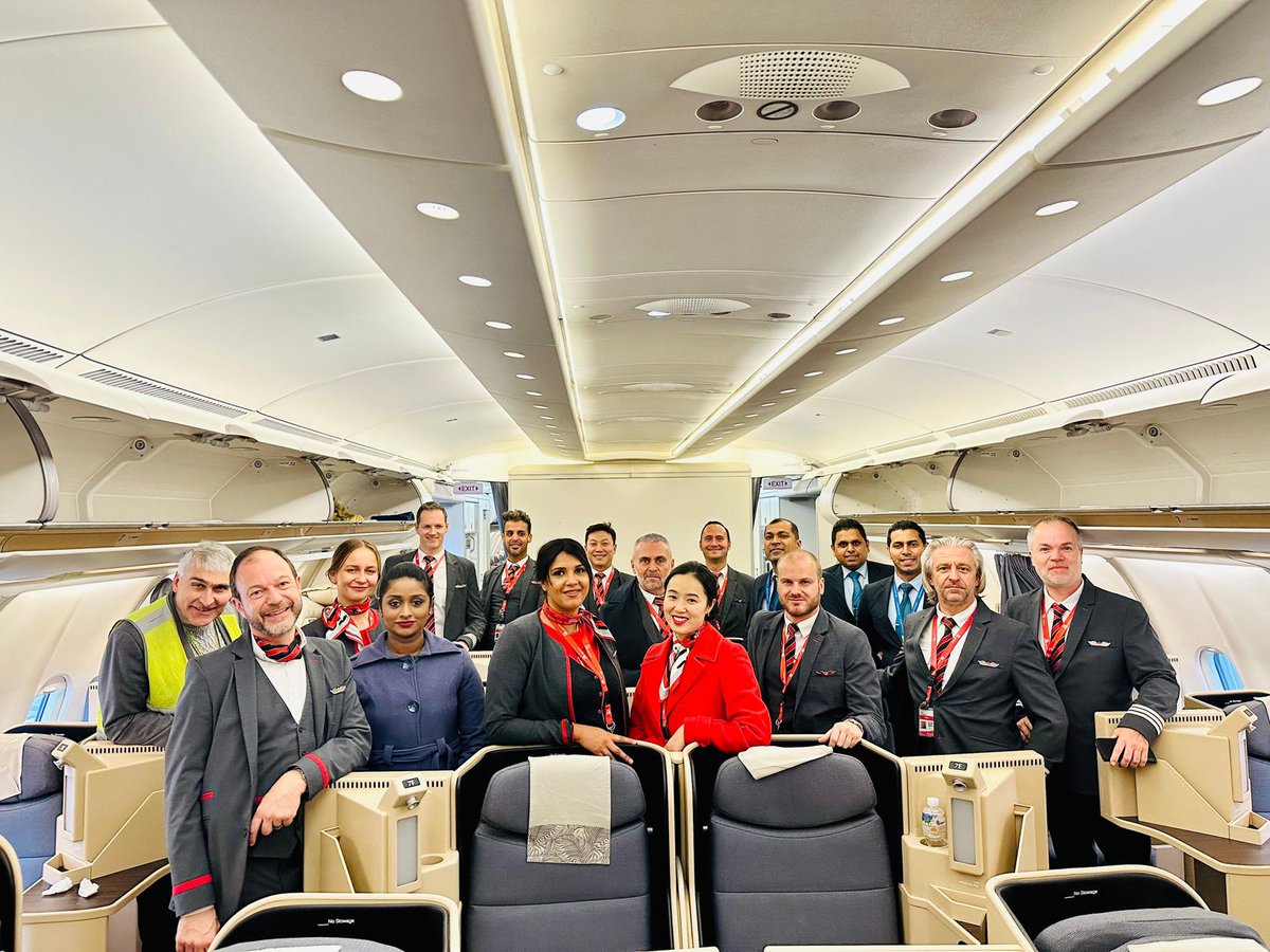 flysrilankan's tweet photo. First of many progressive steps to serve you better!  Staying true to our efforts to provide best of care, comfort, and convenience to our valued travellers, we operated the first flight of our @Airbelgium wet leased aircraft from Colombo to Frankfurt on 2nd Jan 2024. This fleet enhancement together with the upcoming improvements will continue to strengthen our operations, whilst offering our passengers an opportunity to enjoy the best of both worlds.

#SriLankanAirlines #iflysrilankan