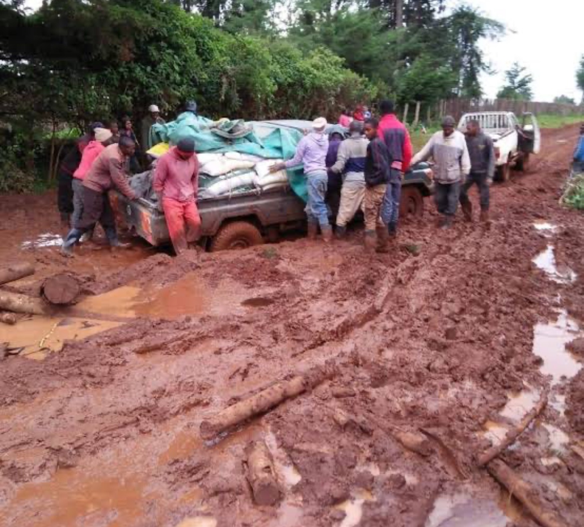 🛑NEWS, KIAMBU… A road in Kiambu which is barely 30km out of Kenya’s capital city…