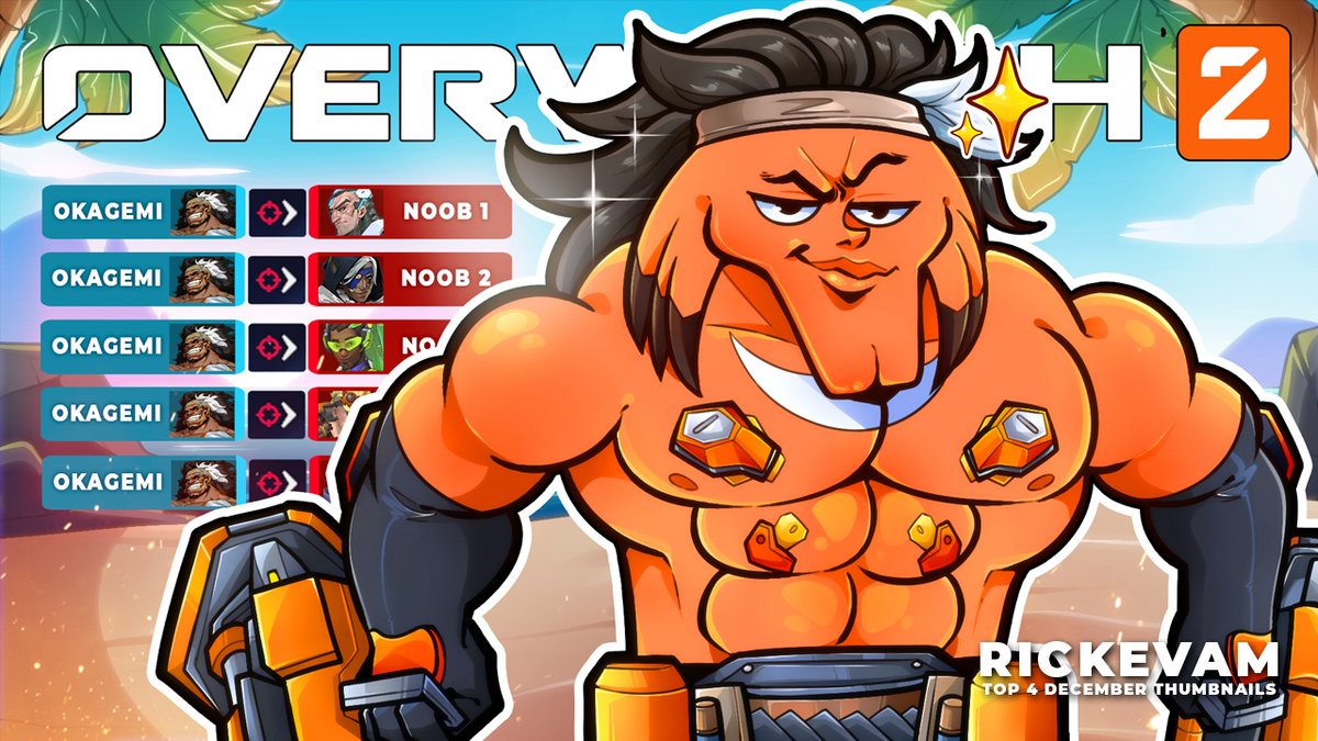 evam_rick's tweet photo. Top 4 thumbnails that I made last December,  thank you as always, cheers! 🥂 https://t.co/FJzRQba9iA