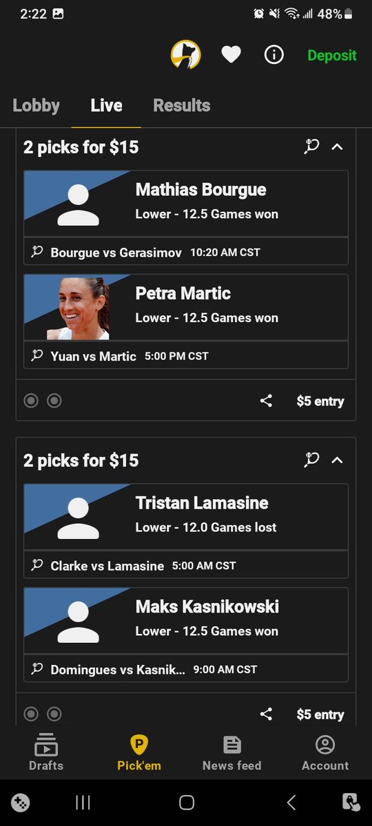 RealGeneralOuki's tweet photo. #Underdog 🎾 Tennis slips, picks.
💀💀💀💀💀💀
Crazy Shotgun Slips
💰💰💰💰💰💰
#GamblingCommunity #GamblingTwitter #GamblingX #Sportsbetting
#DFS #FantasySports #DailyFantasy #Underdog #Prizepicks #PlayerProps #PlayerPropBets #PropBets
#PlayerBets
#FreeBet #FreePlays https://t.co/vhjBR1MHe6