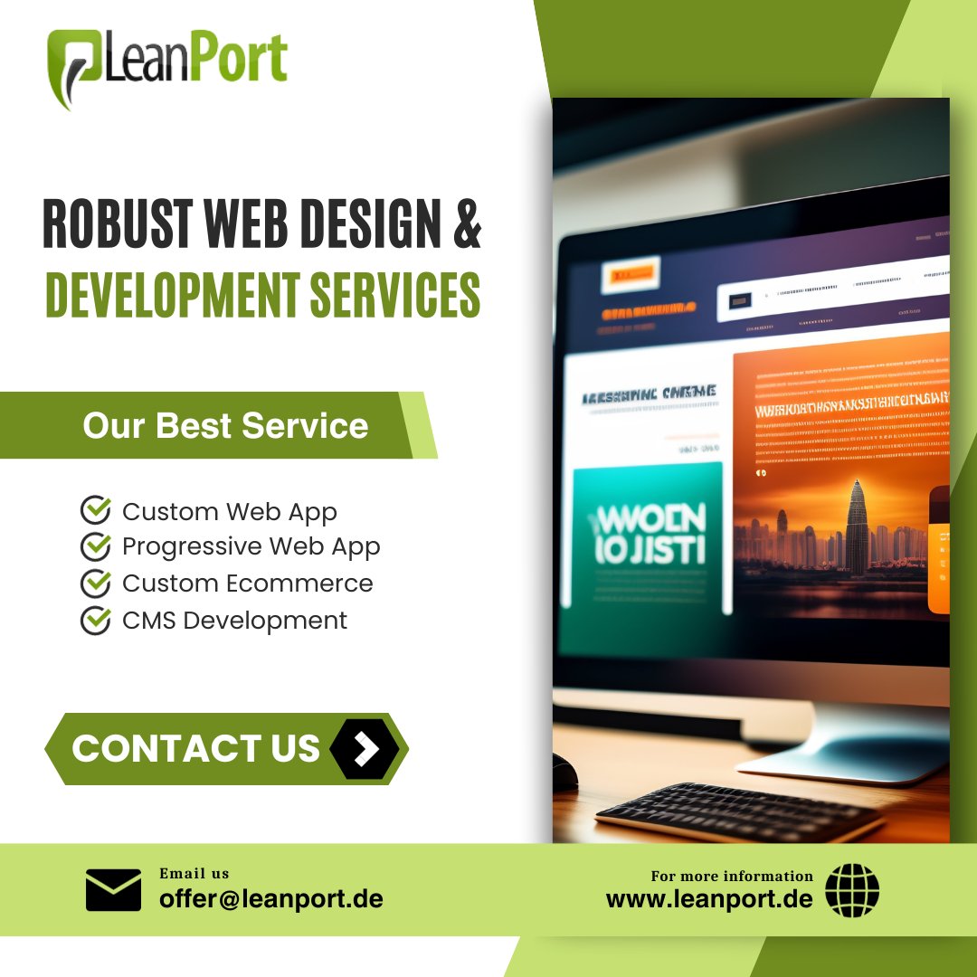 LeanportDigital's tweet photo. Your website can support client relations, brand exposure, and business development. Having a #website can benefit your #business far more than just being visible on the internet.
Get the Best #WebDevelopmentServices for your business by reaching out to us today.
#leanport https://t.co/qA0siNd6Ub