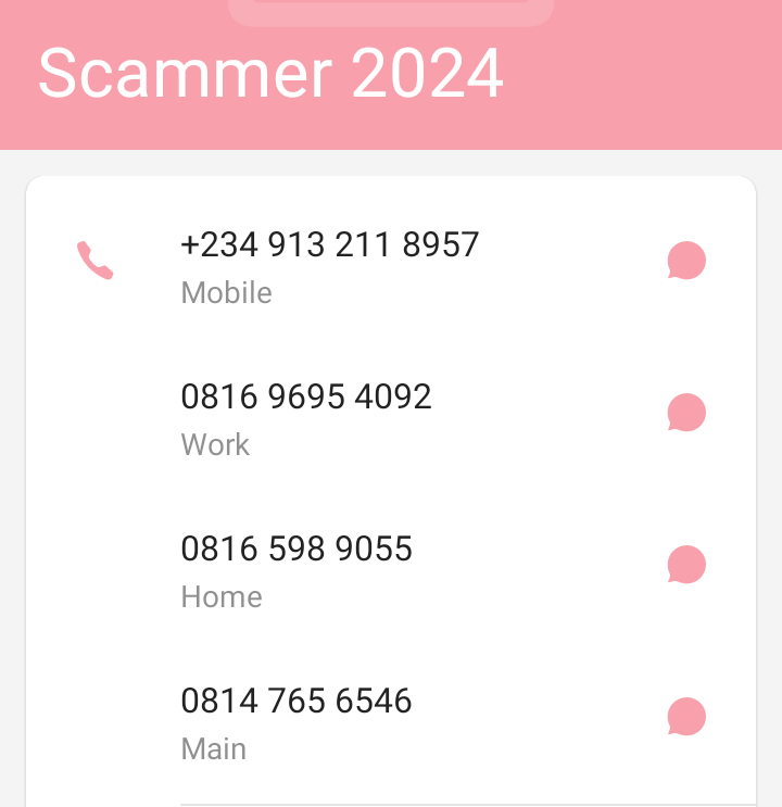 mbpdelivers's tweet photo. Good Morning,
Let's act swiftly please on the below Account.Also attached are the mobiles used
@MTNNG @AirtelNigeria @Globacom

@palmpay_ng @PalmPayCoin @cenbank @OfficialDSSNG https://t.co/UUCH7q5UCz