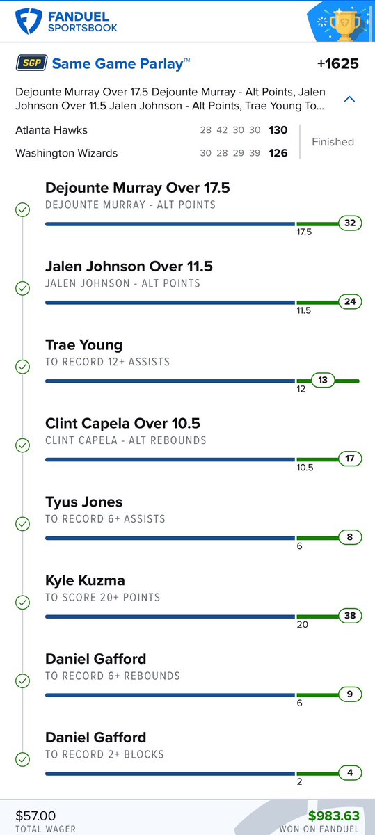 2 more ✅🎯🔥 that’s 5 parlays in 8 days 🥱 <a href="/FDSportsbook/">FanDuel Sportsbook</a> 
#GamblingTwitter #gamblingx 

The Parlayers Club ✅