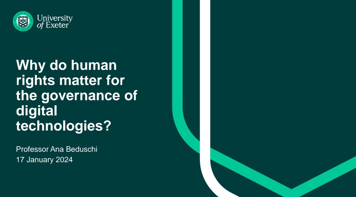 Enjoying a few days of calm before the beginning of the teaching semester to prepare my inaugural lecture on #HumanRights & the governance of digital #technology Details 🔗 🔽 eventbrite.co.uk/e/hass-inaugur…