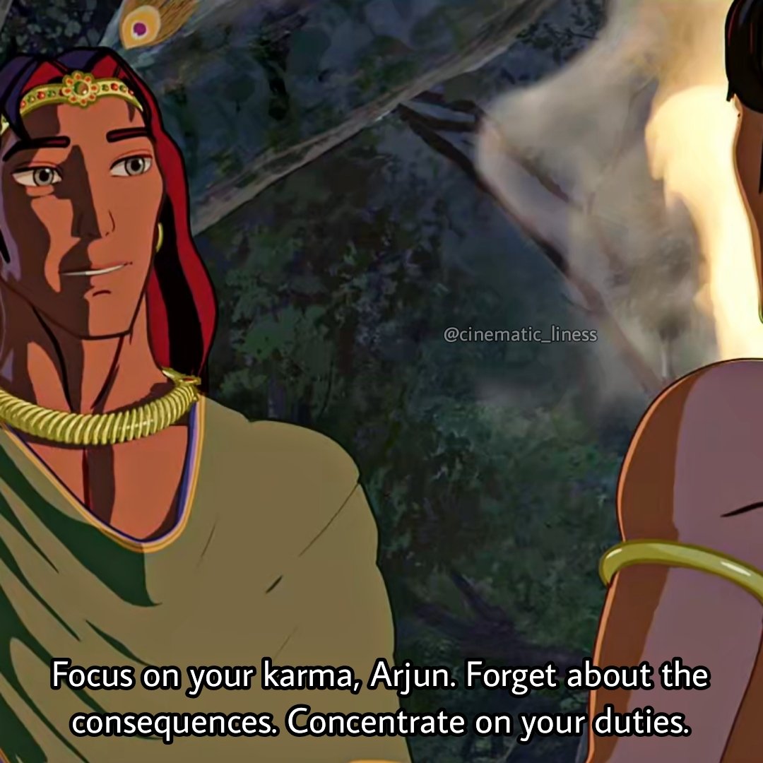 archiexzzz's tweet image. BG 2.47: karmanye vadhikaraste ma phaleshu kadachana, ma karma phala hetur bhur ma te sango stv akarmani