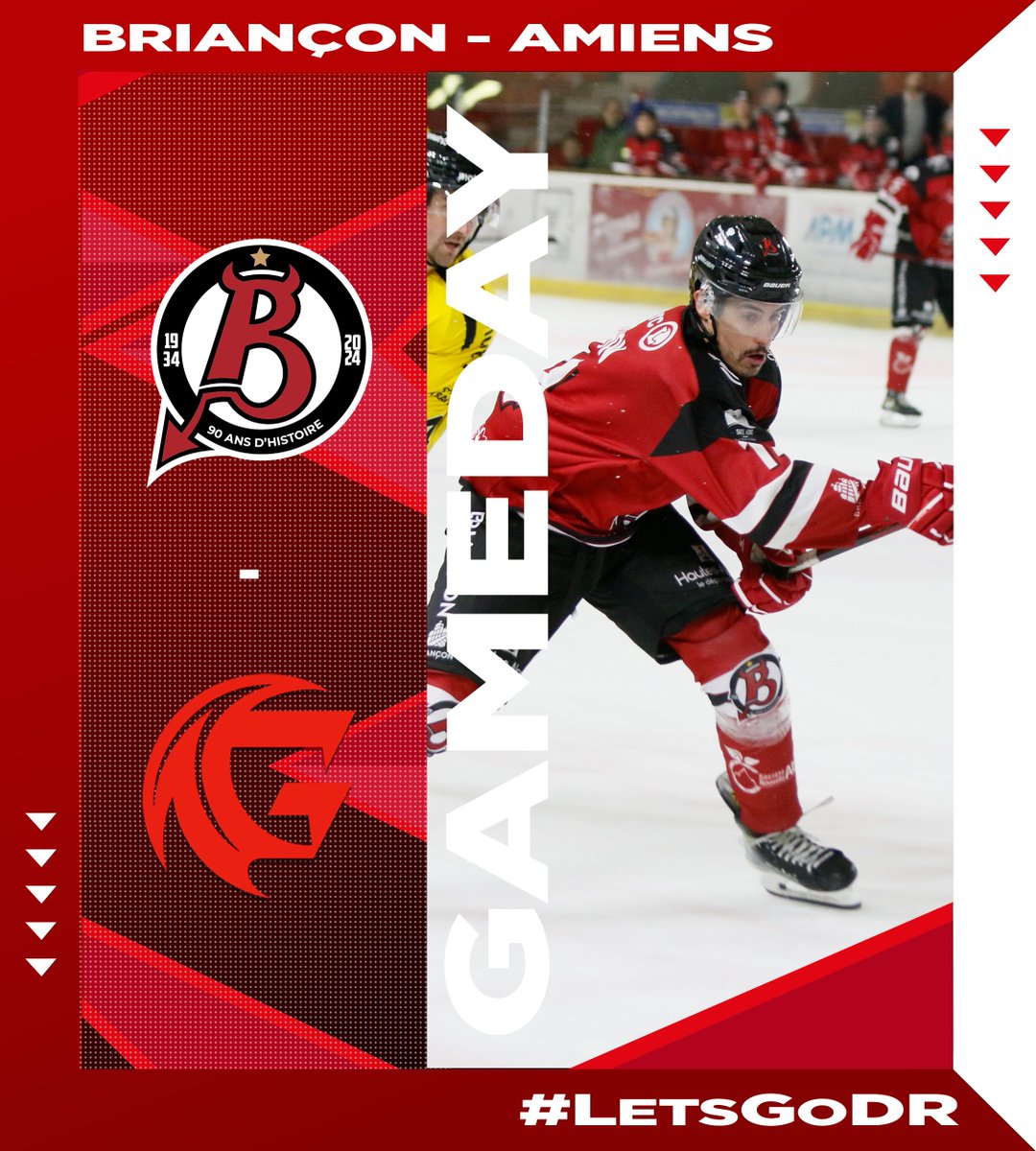 DiablesRouges05's tweet photo. ⚡ GAMEDAY ⚡

Une nouvelle ambiance de folie dans les travées de René Froger pour encourager les Rouges ? 🔥

#BRIAMI | VS @Gothiques_AHE 
🏆 @LigueMagnus 
📍 Patinoire René Froger
📅 Aujourd'hui, 3 Janvier 2024
🕙 20h00
📺 @FANSEAT_FR 
🎟️ https://t.co/UVQuPIYcBa

#LetsGoDR https://t.co/XZk9glEsS4