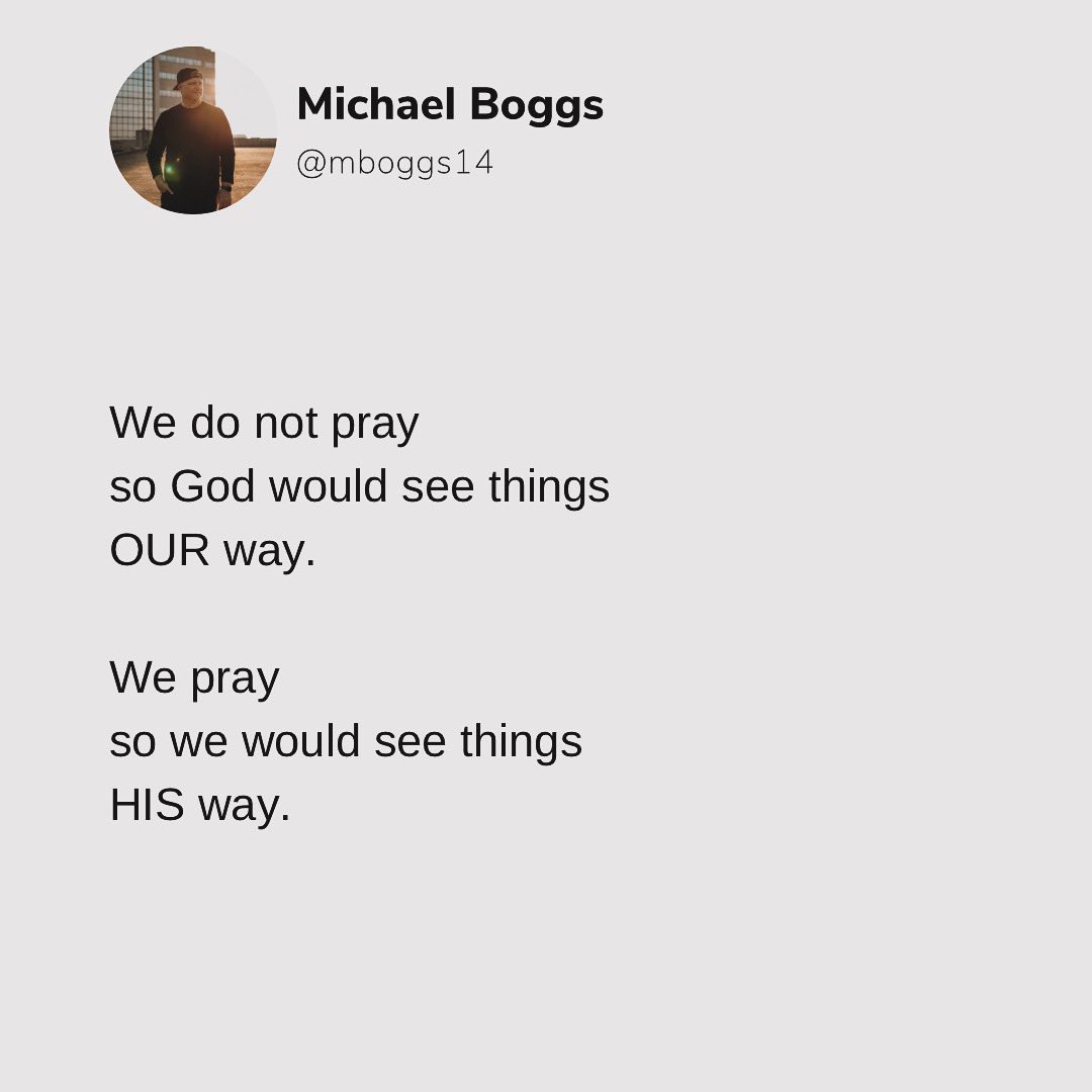 Oh for eyes to see and ears to hear…