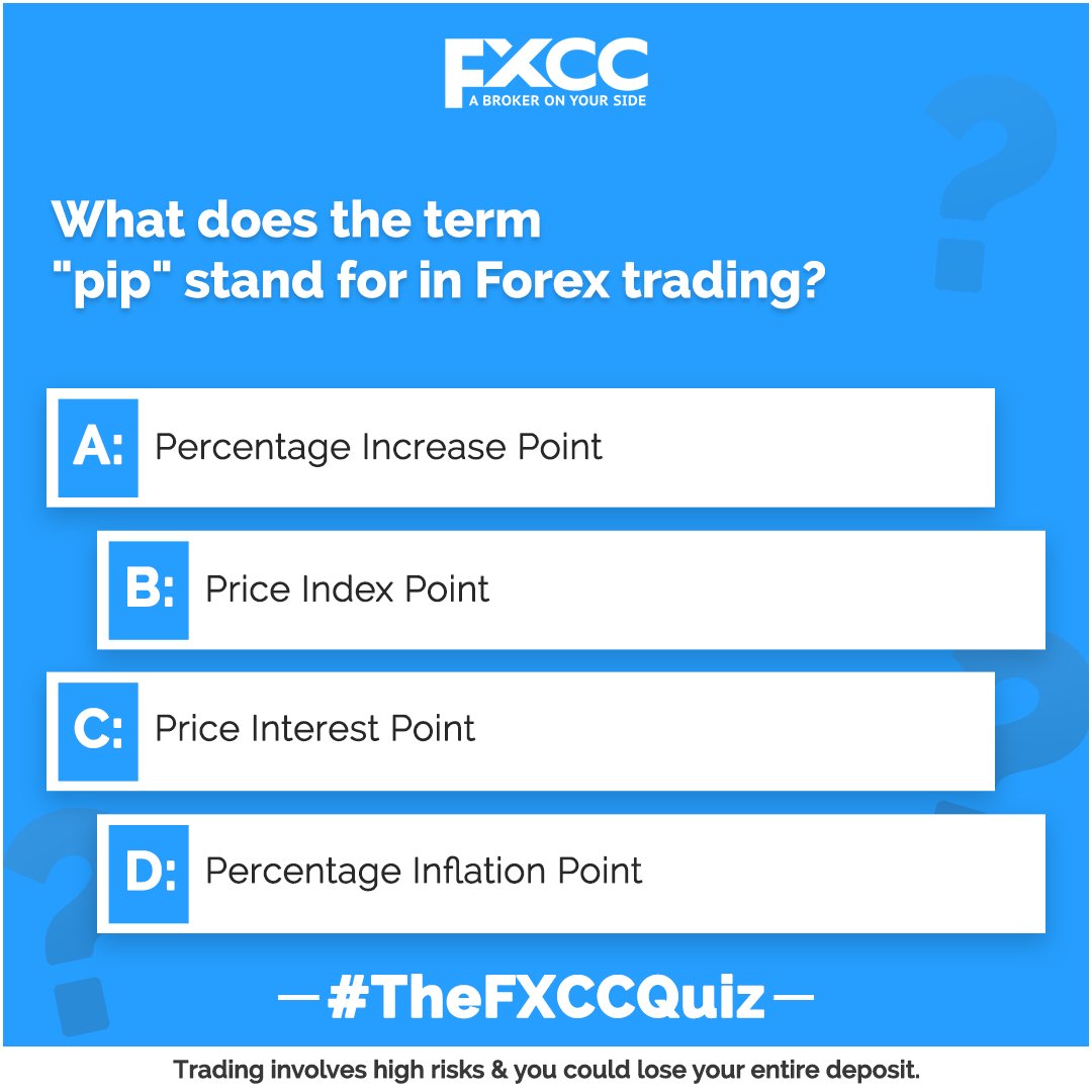 Hint:  It represents the smallest price movement in the Forex market and is associated with the precision of currency pair quotes.

Let us know the correct answer in the comments below!
#FXCC #Forex #ForeignExchange #ForexTrading #ForexBrokers #ForexAccount #Investment