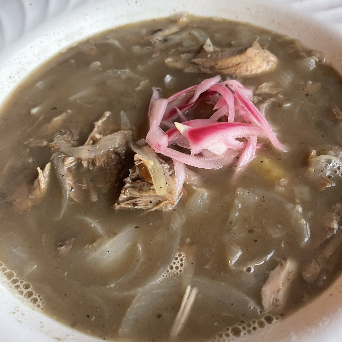 gabrielguerrac's tweet photo. Tras cinco días en Tierra Santa, no podría imaginar mejor despedida gastronómica que l que nos brindó @elmanjarblanco en #Mérida 
Aquí nada más para antojarles, el pavo en escabeche oriental que es una verdadera delicia: https://t.co/kPVuoIaGy8