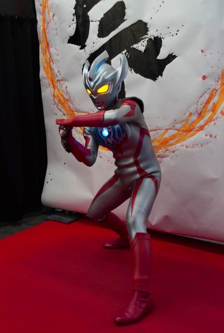 EXPOショット始めはタイガとトリガー#ウルトラヒーローズEXPO#ウルトラマンタイガ#ウルトラマントリガー 