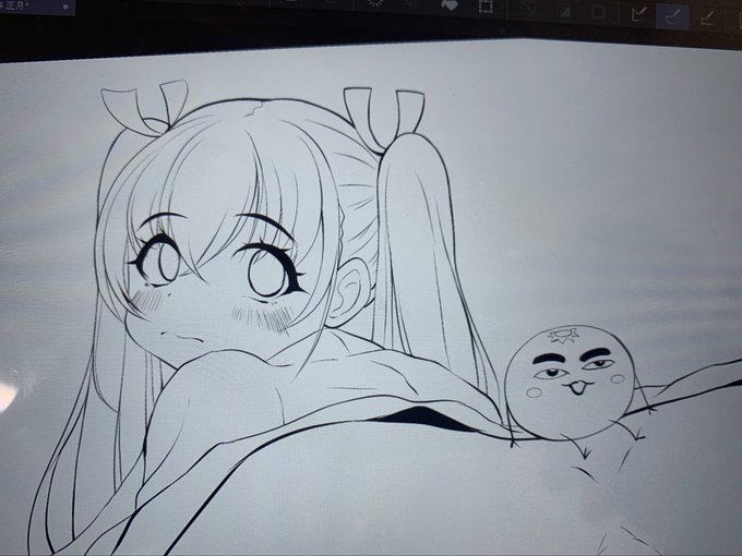 忙しいながらも通勤時間や休憩時間で描いてます( 'Д` )✏️ 