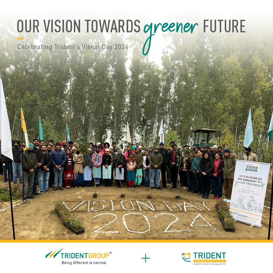 TridentCares's tweet photo. ✨Cultivating a greener tomorrow ✨

On Trident's Vision Day 2024, we planted the seeds of sustainability, fostering a greener and more eco-conscious environment 🌳

#visionday #environment #TridentFoundation #tridentgroup #tridentstories #plantationdrive https://t.co/kDdZW4wA0C