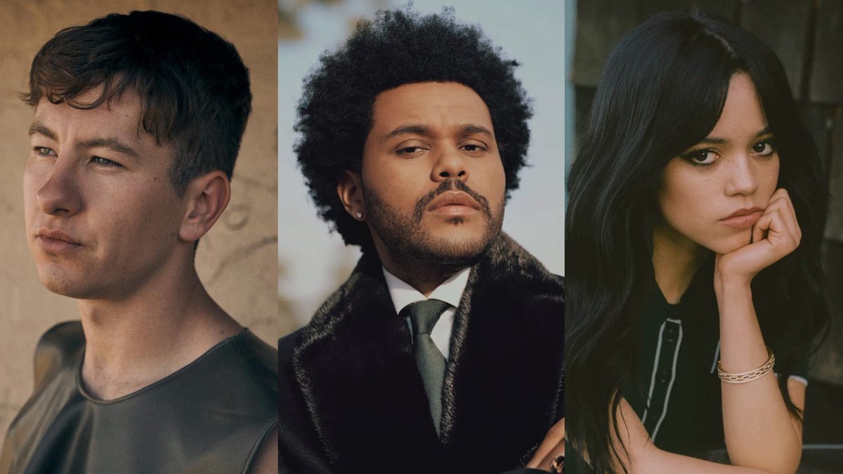 PopCrave's tweet photo. The Weeknd, Barry Keoghan &amp; Jenna Ortega's upcoming untitled film will be released this year.

The movie was directed by Trey Edward Shultz &amp; co-written by The Weeknd. https://t.co/1zDrhie573