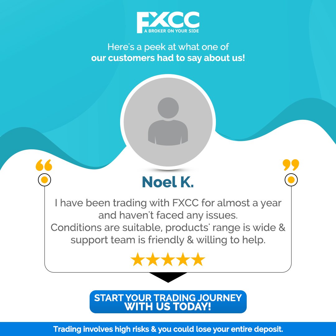 Thank you for choosing FXCC to kickstart your trading journey! We're thrilled to have been a part of your growth and learning experience. Happy trading!

Trading involves high risks. Consider if you can afford to risk losing money, before starting.
#FXCC #Forex #ForeignExchange