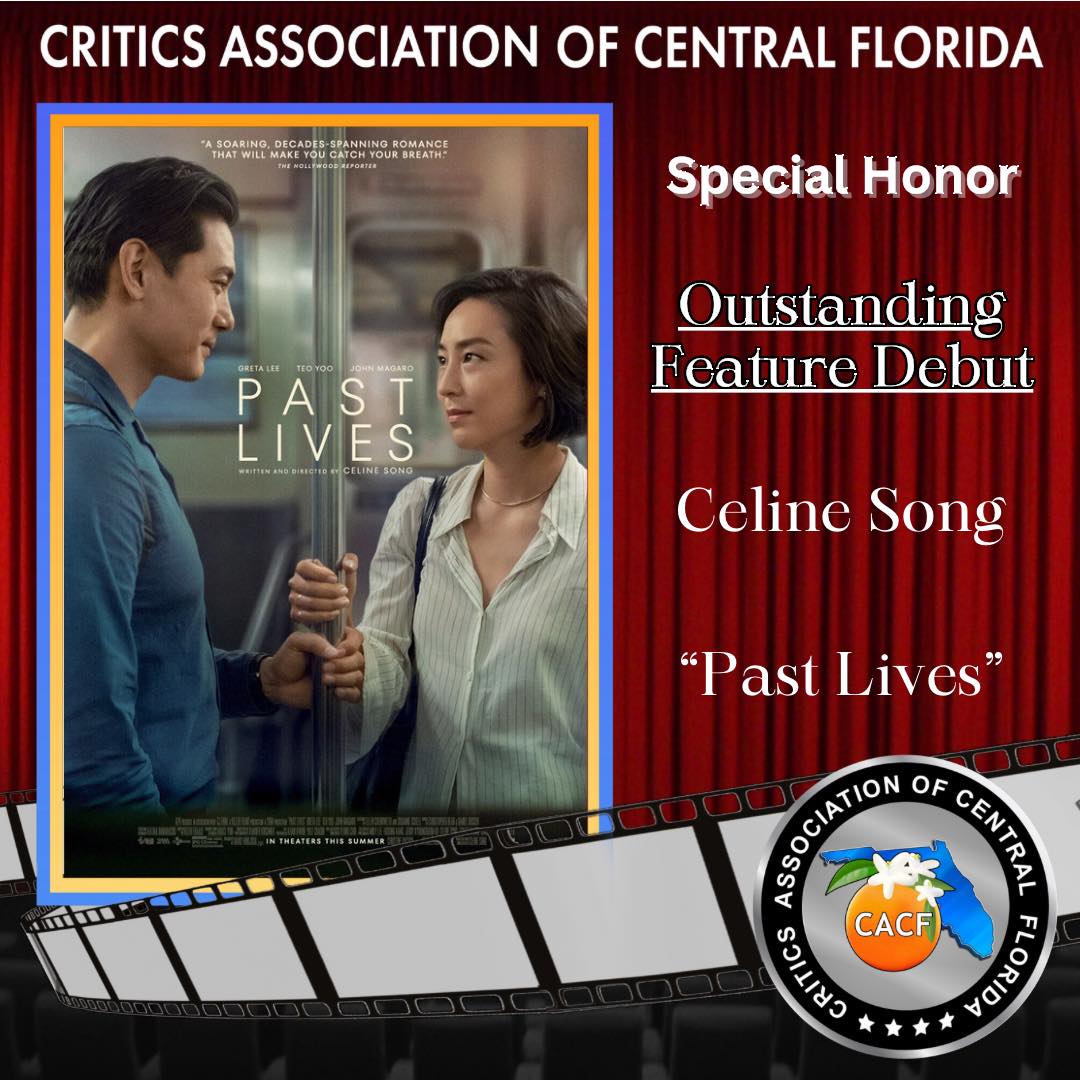 *CACF Special Honor* Best First Feature Winner: Celine Song, Past Lives 

#PastLives @pastlivesmovie #CelineSong @a24 #CACF2023