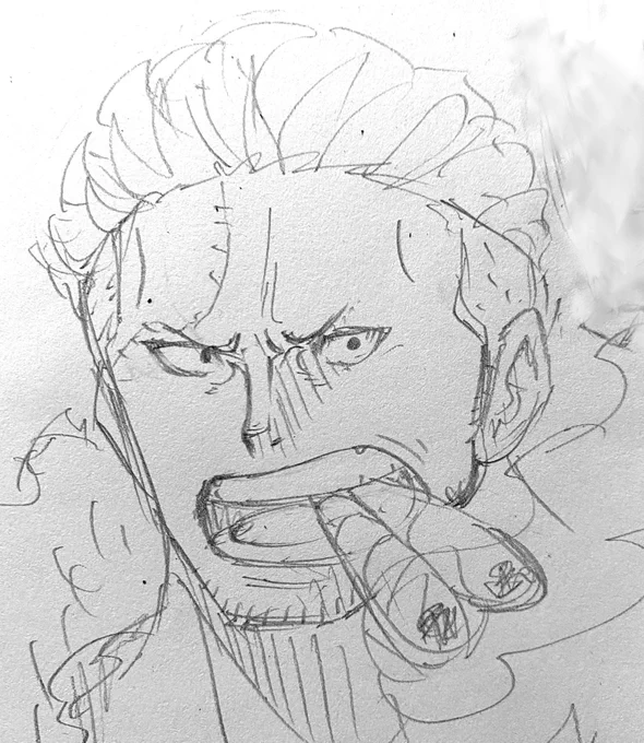 久々のスモーカー(描けと言われた気がして)