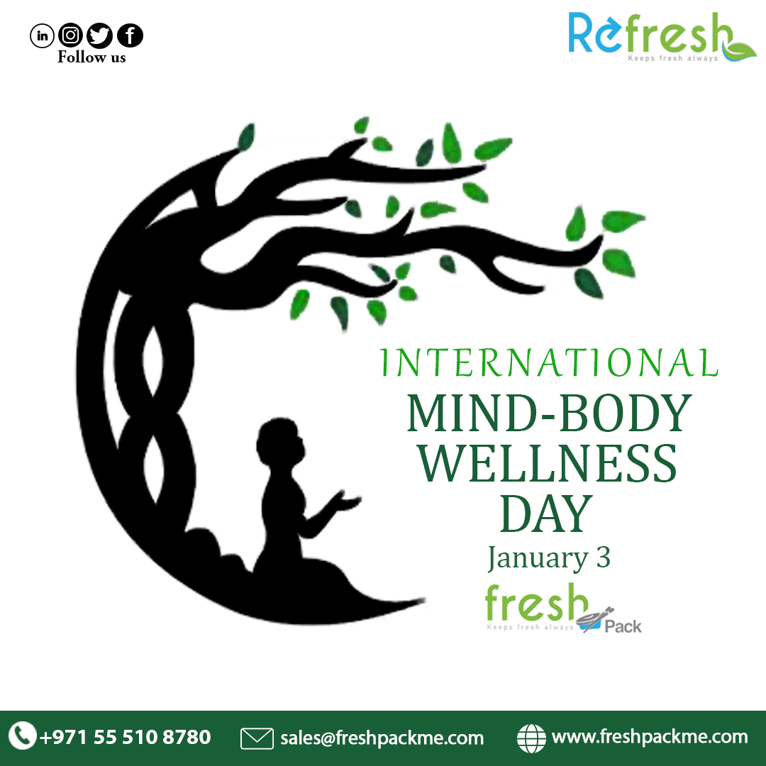 Inhale serenity, exhale stress. Happy Mind-Body Wellness Day
#mindbodywellness #mediation #wellness #FreshPack #freshproducts #PackingProducts #uae #dubai