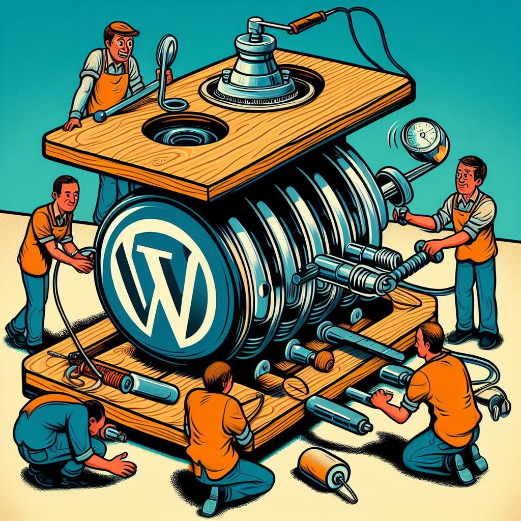'WordPress: Because reinventing the wheel isn't nearly as much fun as customizing it.” #WPMount #WordPress #WordPressDevelopers #WordPressWoes #WednesdayWit'
