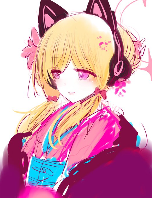 何も考えず落書きした晴れ着モモイ