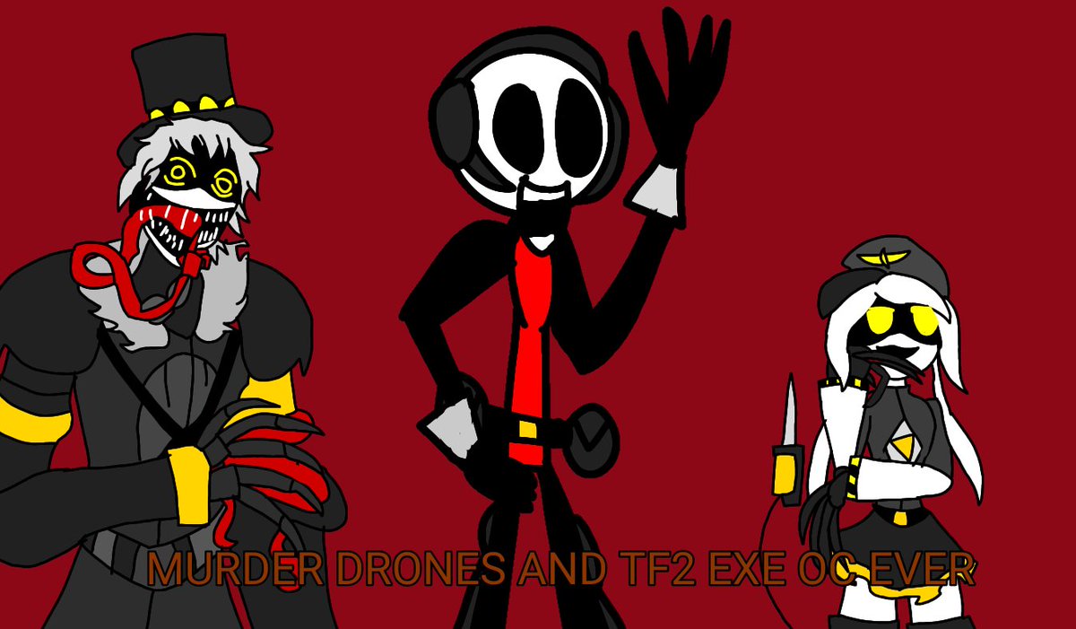 BFB48ovRVUGlWGQ's tweet photo. MURDER DRONES AND TF2 EXE OC EVER!!
#murderdrones #exedrones #JX #MX #capturetheintelligence #heavythecreature #exeoc #SerialDesignationB #blazetheserialdesignationB #tf2exe #emperor0
Emperor 0 belong by @tenn_thor https://t.co/Iu3hTUuptW