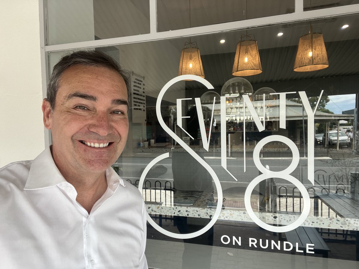 Dropped in for my iced long black this morning at Seventy8 on Rundle. Kent Town is really coming alive. This has always been a great spot for a coffee, and the refurbishment and rebranding are top notch. Well done Megan and team.