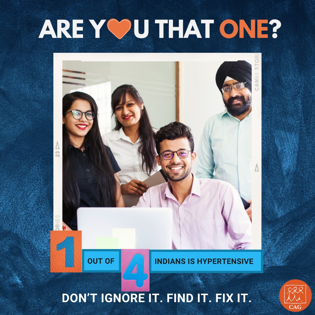 CAGChennai's tweet photo. High blood pressure remains one of the key drivers of cardiovascular (CV) deaths in India. The country accounts for one-fifth of all CV deaths worldwide, with a special predisposition to it among the younger population. #FindItFixIt (1/2) https://t.co/zjXBeJLPsZ