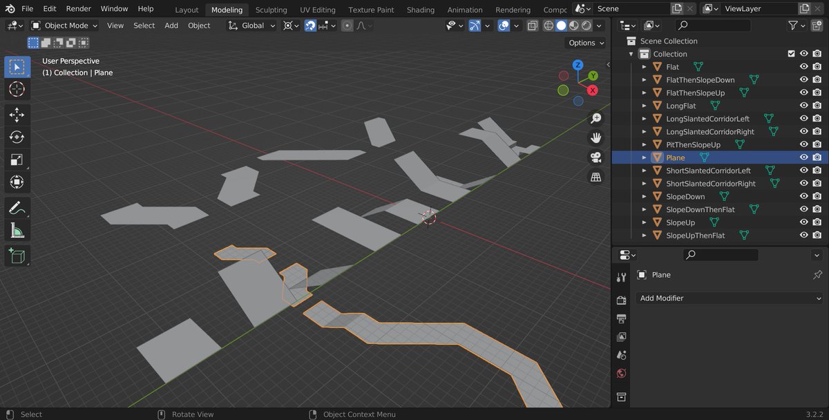 ShaneSicienski's tweet photo. Eager to start level design for my Crash Bandicoot inspired game.
Pretty new to 3D modeling, but trying to make some modular kits for the different types of levels.
Any tips on making kits or workflows here?
#3dmodeling #leveldesign #crashlike https://t.co/I3ruJP8HYc