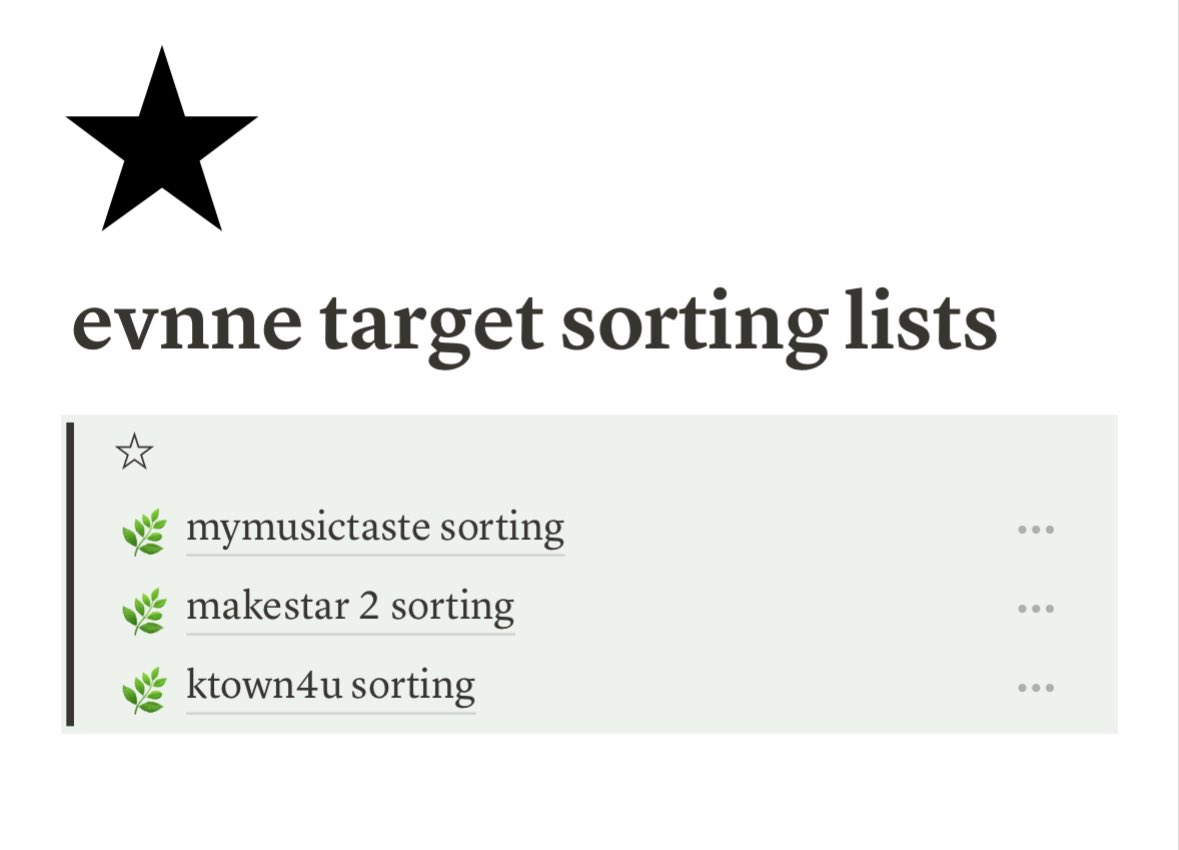 to1gos's tweet photo. evnne sorting lists are now listed on my masterlist!

link: https://t.co/FDD6Jk3hbX https://t.co/d434HJ8jlm